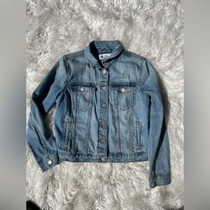 Disney Light Blue Denim Jacket Mickey Mouse embroidery on the back xxl plus